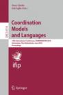 Image for Coordination Models and Languages : 12th International Conference, COORDINATION 2010, Amsterdam, The Netherlands, June 7-9, 2010, Proceedings