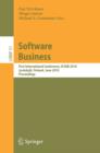 Image for Software Business: First International Conference, ICSOB 2010, Jyvaskyla, Finland, June 21-23, 2010, Proceedings