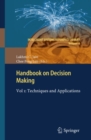 Image for Handbook on Decision Making: Vol 1: Techniques and Applications