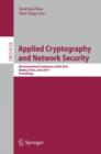 Image for Applied Cryptography and Network Security : 8th International Conference, ACNS 2010, Beijing, China, June 22-25, 2010, Proceedings