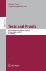 Image for Tests and Proofs : 4th International Conference, TAP 2010, Malaga, Spain, July 1-2, 2010, Proceedings