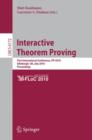 Image for Interactive Theorem Proving : First International Conference, ITP 2010 Edinburgh, UK, July 11-14, 2010, Proceedings