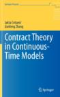 Image for Contract Theory in Continuous-Time Models