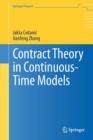 Image for Contract theory in continuous-time models