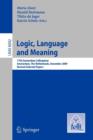 Image for Logic, Language and Meaning