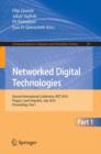 Image for Networked Digital Technologies, Part I : Second International Conference, NDT 2010, Prague, Czech Republic