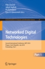 Image for Networked Digital Technologies, Part I: Second International Conference, NDT 2010, Prague, Czech Republic : 87