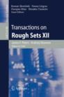 Image for Transactions on Rough Sets XII