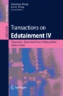 Image for Transactions on Edutainment IV : 6250