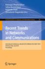Image for Recent trends in networks and communications  : international conferences, NeCoM 2010, WiMoN 2010, WeST 2010, Chennai, India, July 23-25, 2010