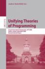 Image for Unifying theories of programming  : second international symposium, UTP 2008, Dublin, Ireland, September 8-10, 2008