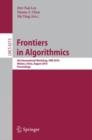 Image for Frontiers in Algorithms : 4th International Workshop, FAW 2010, Wuhan, China, August 11-13, 2010, Proceedings