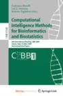 Image for Computational Intelligence Methods for Bioinformatics and Biostatistics