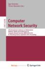 Image for Computer Network Security : 5th International Conference, on Mathematical Methods, Models, and Architectures for Computer Network Security, MMM-ACNS 2010, St. Petersburg, Russia, September 8-10, 2010,