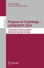 Image for Progress in Cryptology - LATINCRYPT 2010