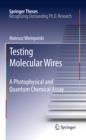 Image for Testing molecular wires: a photophysical and quantum chemical assay