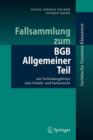 Image for Fallsammlung zum BGB Allgemeiner Teil