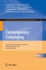 Image for Contemporary Computing : Third International Conference, IC3 2010, Noida, India, August 9-11, 2010. Proceedings, Part II