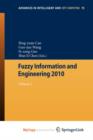 Image for Fuzzy Information and Engineering 2010 : Vol 1