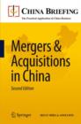 Image for Mergers &amp; Acquisitions in China