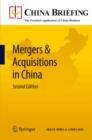 Image for Mergers &amp; acquisitions in China