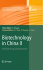 Image for Biotechnology in China II: Chemicals, Energy and Environment : 122
