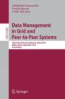 Image for Data Management in Grid and Peer-to-Peer Systems