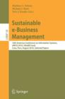 Image for Sustainable e-Business Management: 16th Americas Conference on Information Systems, AMCIS 2010, SIGeBIZ track, Lima, Peru, August 12-15, 2010, Selected Papers : 58