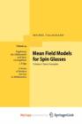 Image for Mean Field Models for Spin Glasses : Volume I: Basic Examples
