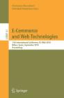 Image for E-Commerce and Web Technologies: 11th International Conference, EC-Web 2010, Bilbao, Spain, September 1-3, 2010, Proceedings