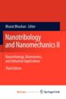 Image for Nanotribology and Nanomechanics II