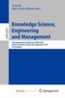 Image for Knowledge Science, Engineering and Management
