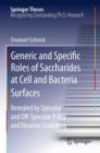 Image for Generic and specific roles of saccharides at cell and bacteria surfaces  : revealed by specular and off-specular X-ray and neutron scattering
