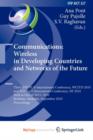 Image for Communications: Wireless in Developing Countries and Networks of the Future