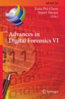 Image for Advances in Digital Forensics VI
