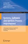 Image for Systems, Software and Services Process Improvement: 17th European Conference, EuroSPI 2010, Grenoble, France, September 1-3, 2010. Proceedings : 99