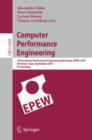 Image for Computer Performance Engineering: 7th European Performance Engineering Workshop, EPEW 2010, Bertinoro, Italy, September 23-24, 2010, Proceedings : 6342
