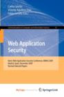 Image for Web Application Security
