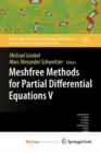 Image for Meshfree Methods for Partial Differential Equations V