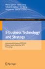 Image for E-business Technology and Strategy: International Conference, CETS 2010, Ottawa, Canada, September 29-30, 2010. Proceedings : 113