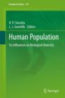 Image for Human population  : its influences on biological diversity