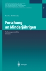 Image for Forschung an Minderjahrigen: Verfassungsrechtliche Grenzen
