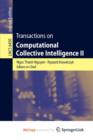 Image for Transactions on Computational Collective Intelligence II