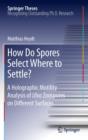 Image for How do spores select where to settle?: a holographic motility analysis of Ulva zoospores on different surfaces