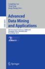 Image for Advanced Data Mining and Applications