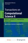 Image for Transactions on Computational Science X