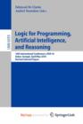 Image for Logic for Programming, Artificial Intelligence, and Reasoning