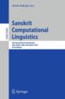 Image for Sanskrit Computational Linguistics