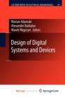 Image for Design of Digital Systems and Devices