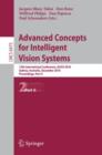 Image for Advanced Concepts for Intelligent Vision Systems : 12th International Conference, ACIVS 2010, Sydney, Australia, December 13-16, 2010, Proceedings, Part II